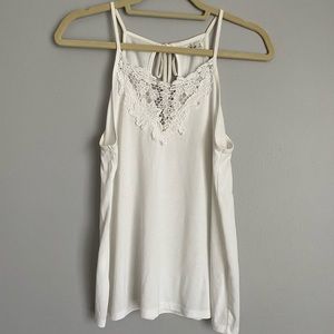 Abercrombie & Fitch White Tank Top